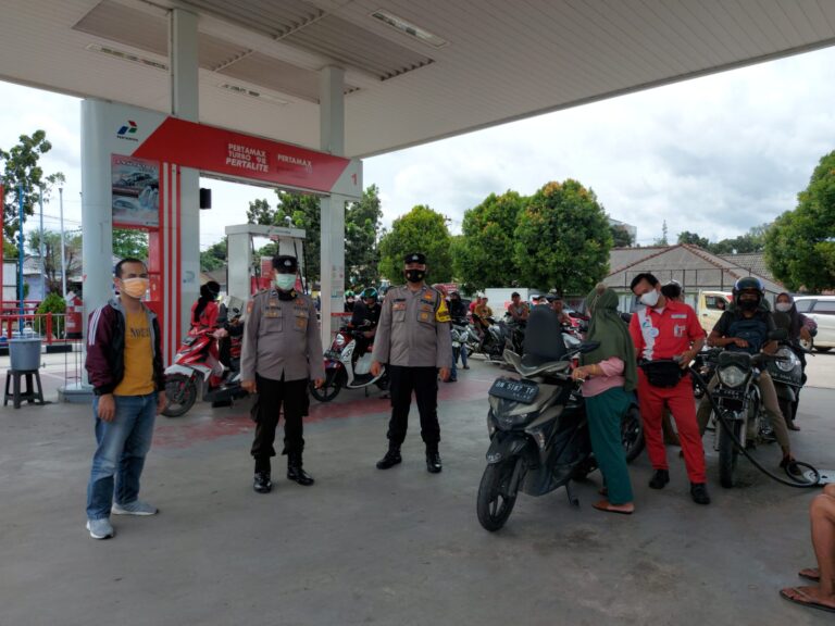 Polres Pangkalpinang Datangi Sejumlah SPBU, Monitoring Stok BBM