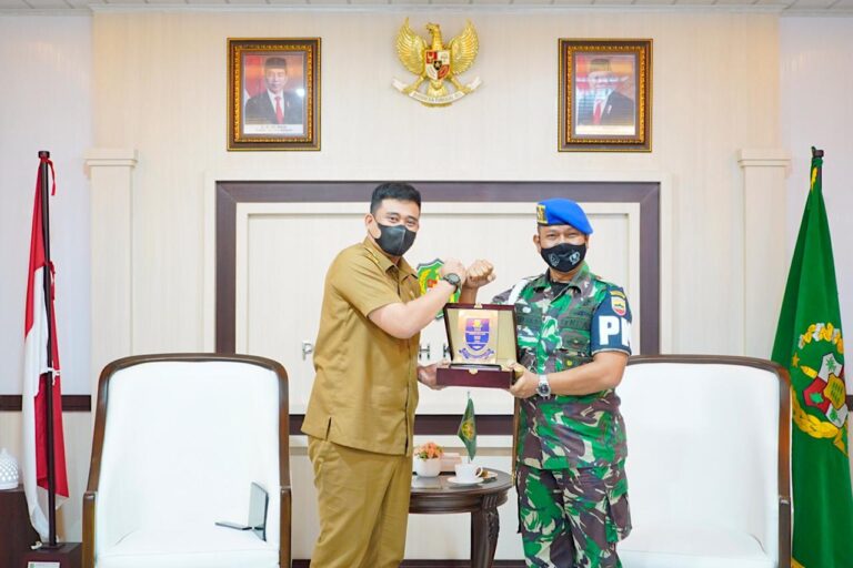 Wali Kota Medan Terima Kunjungan Silaturahmi Danpomdam I/BB