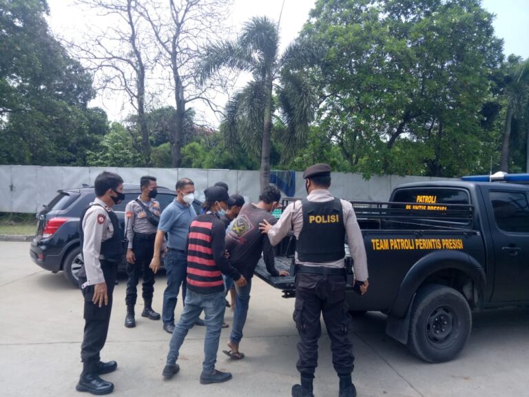 Polisi Amankan 4 Pelaku Pungli di Keluar Tol Tegal Alur,