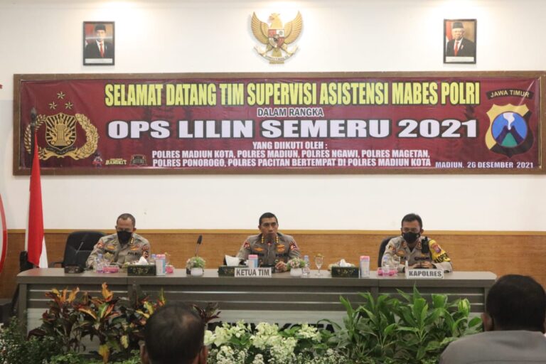 Kapolres Bersama Ketua Tim Buka Supervisi dan Asistensi dari Asops Polri