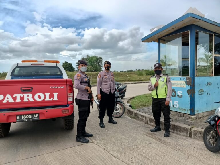 Patroli di Kawasan PT Modern Cikande, Ditpamobvit Polda Banten Pastikan Kamtibmas Aman