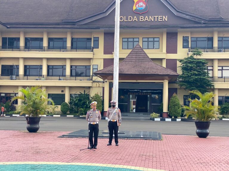 Apel Pagi, Ditlantas Polda Banten Lepas Personel Purna Tugas