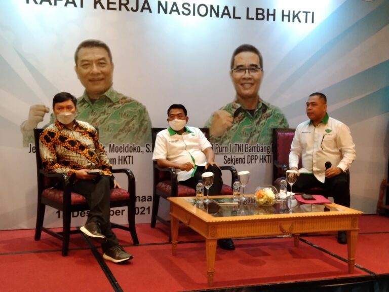Jendral Purn Moeldoko Memimpin Kegiatan Pembekalan Nasional Hukum Agraria dan Rakernas LBH HKTI