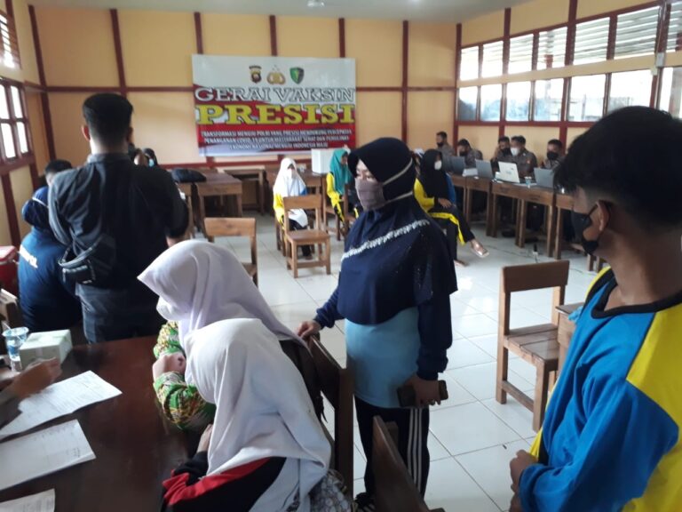 Sebanyak 871 Dosis Vaksin Disebar Polda Kalbar Selama Dua Hari