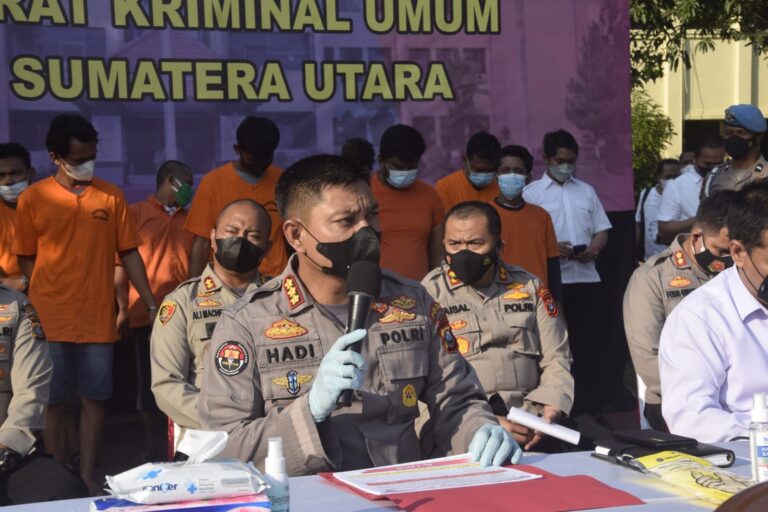 Polda Sumut dan Polres Penyangga Jawab Keraguan Masyarakat Tangkap 63 Pelaku Begal, 5 Ditembak