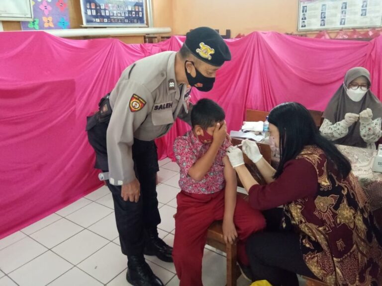 Akselerasi Vaksinasi Anak Polsek Cijeruk