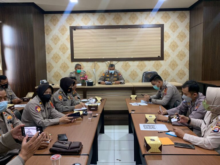 Sosialisasi Aplikasi Sirena, Satbrimob Polda Banten Hadiri Rapat dan Input Rencana Kerja