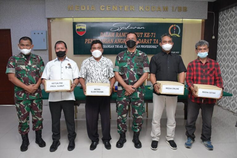 Kapendam I/BB Media Bukan Hanya Mitra, Tapi Juga Sahabat TNI-AD