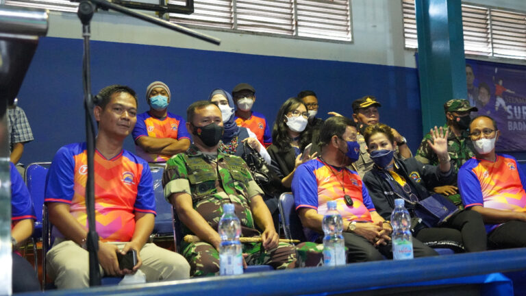 Danrem 061/Sk Bersama Walikota Bogor Hadiri Pembukaan Piala Surya Paloh Badminton Cup 2022