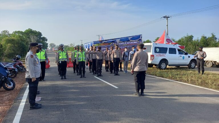 Mencari Bakat Pembalap Muda Untuk Mewakili Babel Dikancah Nasional Polres Bangka Bersama IMI Adakan Drag Bike