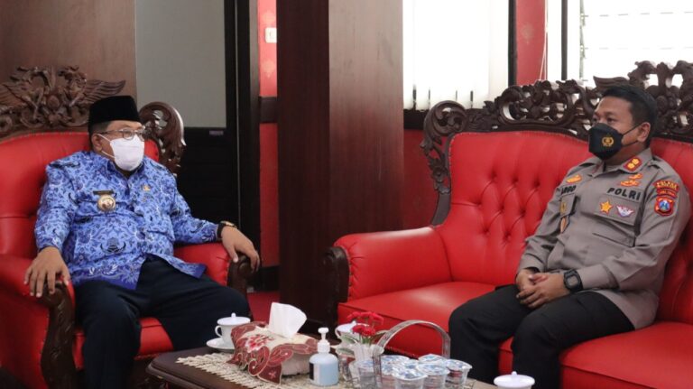 Sinergitas Kapolres Kota Blitar Bersama Walikota Blitar Mewujudkan Kamtibmas
