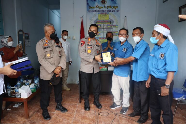 Kapolresta Deli Serdang Kunjungi Kantor PWI Lubuk Pakam