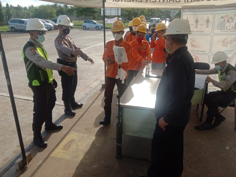 Polda Banten Giat Pengamanan di PT Lestari Banten Energi 