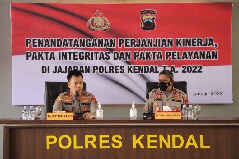 Pelaksanaan anggaran tahun 2022 di jajaran Polres Kendal harus dilakukan secara terbuka