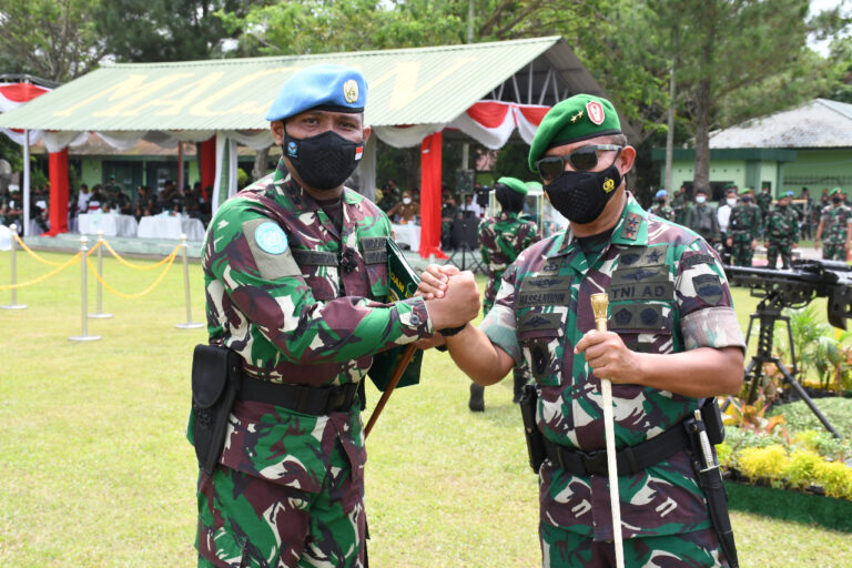 Pangdam I/BB Lepas Satgas BGC TNI Kongo XXXIX-D/Monusco Kongo Yonmek 121/MK