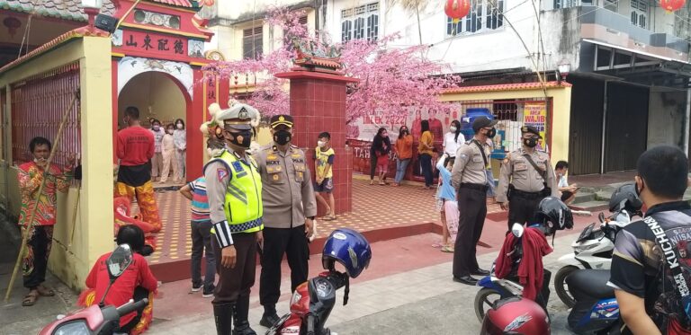 Polres Bangka Turunkan 26 Personil Di 3 Titik Perayaan Imlek