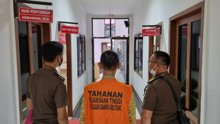 Oknum Bendahara Dinas Kesehatan Babel Resmi Ditahan Kejati Dugaan Kasus Korupsi Penyimpangan Anggaran