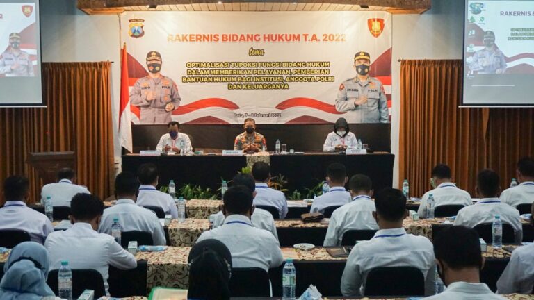 Polda Jatim Laksanakan Rakernis Bidang Hukum
