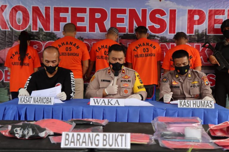 Press Release Operasi Antik Menumbing Polres Bangka 2022