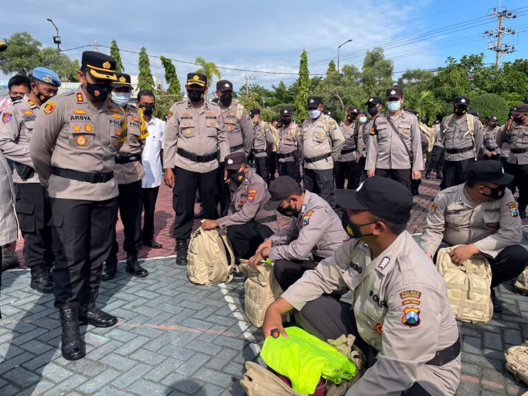 Pengamanan Pilkades Serentak 2022, Polres Probolinggo Gelar Serpas