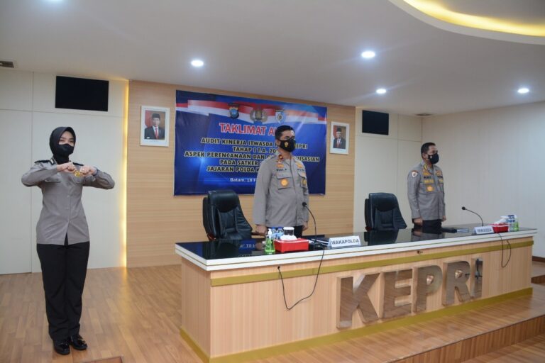 Taklimat Awal Audit kerja itwasda polda kepri tahap I