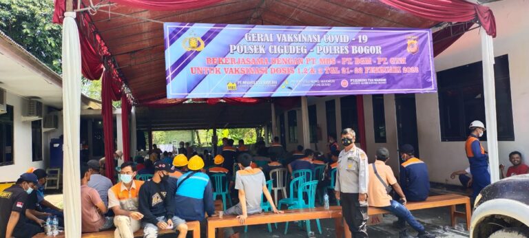 Polsek Cigudeg Maksimalkan Vaksinasi Booster