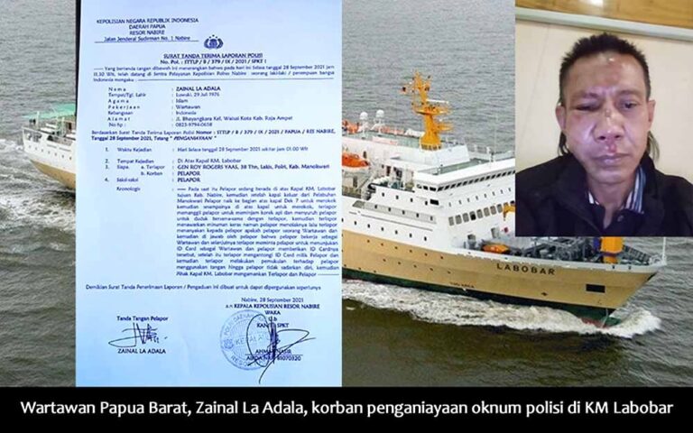 Tersangka Penyerangan terhadap Wartawan Telah Diserahkan ke Kejari Manokwari, PPWI Apresiasi Polda Papua Barat