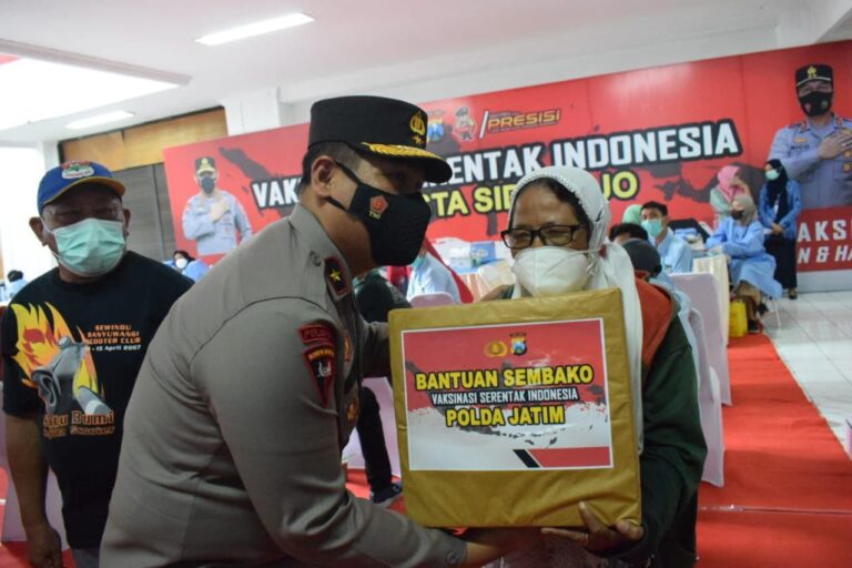 Wakapolda Jatim di Sidoarjo Ikuti Zoom Meeting Presiden, Terkait Percepatan Vaksinasi