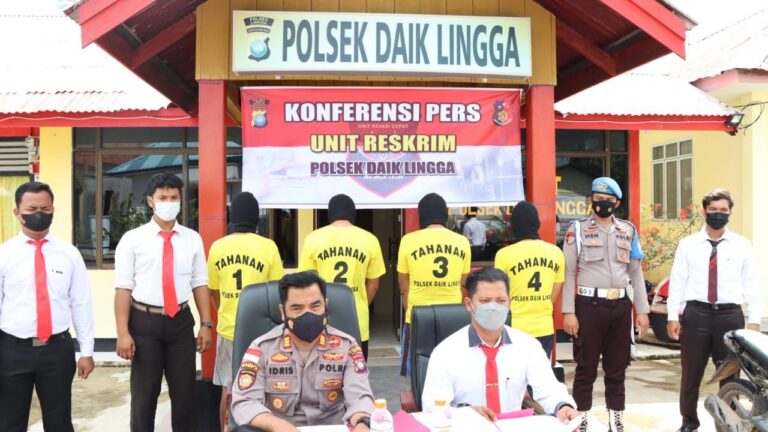 Polsek Daik Lingga Ungkap 2 Kasus Pencurian Sepeda Motor