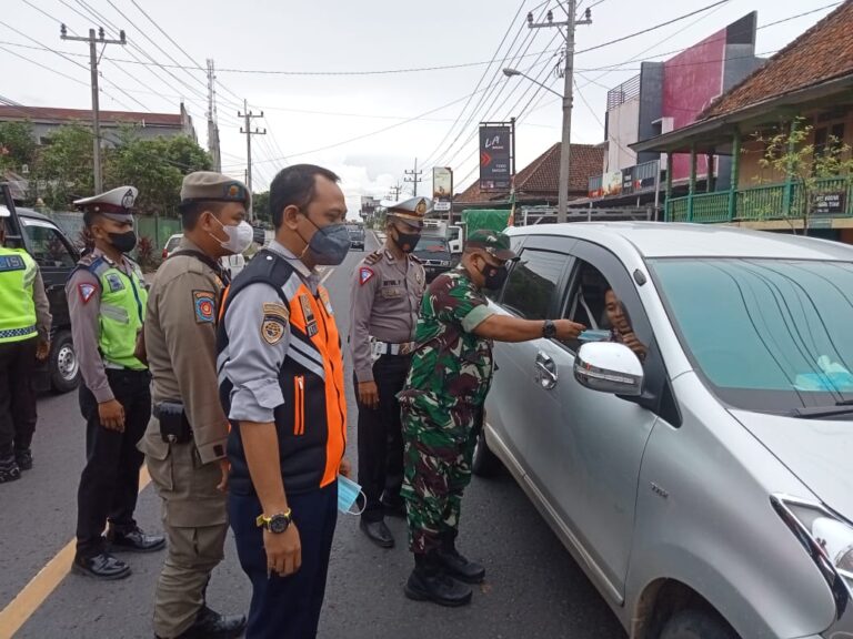 Operasi Keselamatan Krakatau 2022, Polisi Lakukan Penegakan Prokes di Way Kanan