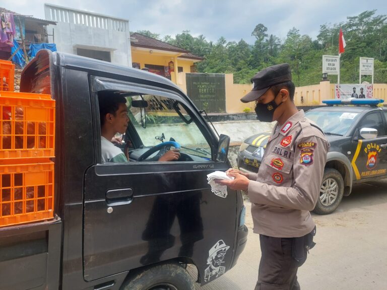 Personil Polsek Cibeber Polres Lebak Melaksanakan 6 Program kerja Kapolres Lebak