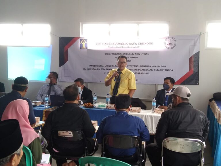 LBH Hir Cibinong Intensifkan Giat Penyuluhan Hukum Di Masyarakat