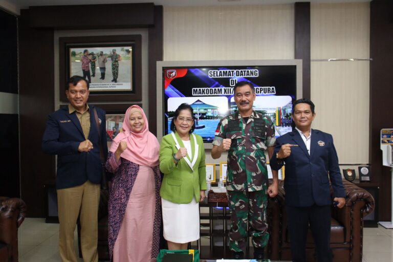 Pangdam XII/Tpr Terima Kunjungan Ketua Prodi Doktor Ilmu Manajemen FEB Untan