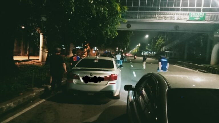 Polsek Tanjung Duren Jakarta Barat Membubarkan Aksi Balapan Liar