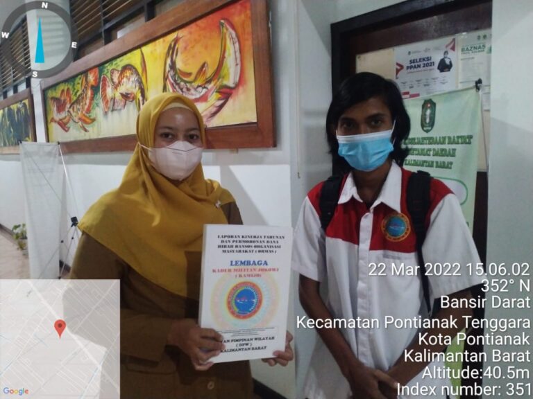 Tegak Lurus Bersama Jokowi Hingga 2024 Kamijo DPW Kalbar Menyerahkan Laporan Kinerja 2021/2022