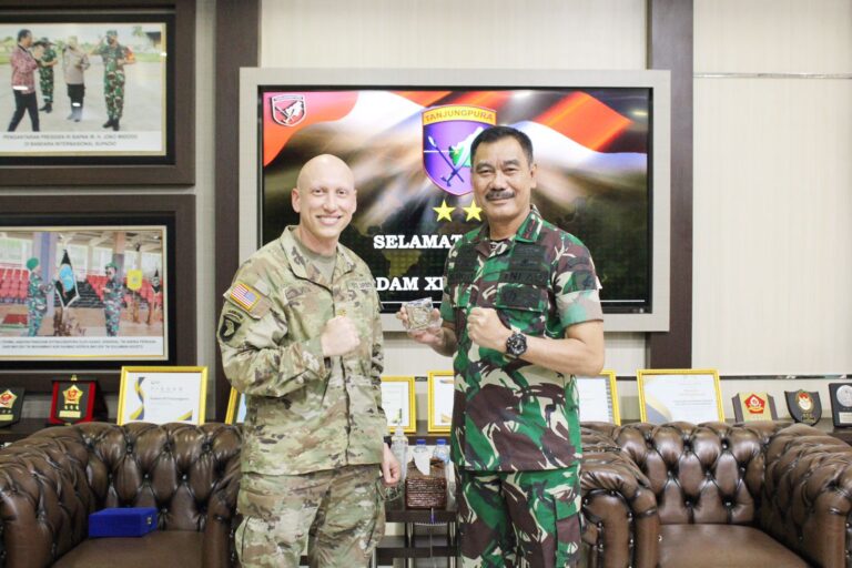 Latma TNI AD dengan US Army Berhasil, Pangdam XII/Tpr Apresiasi Delegasi Tim SFAB