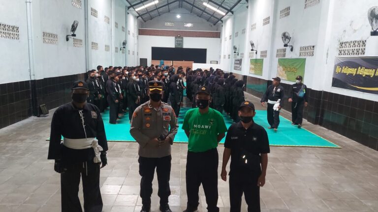 Polres Ngawi Gelar Pengamanan dan Pendampingan peserta Ujian Calon Warga PSHT