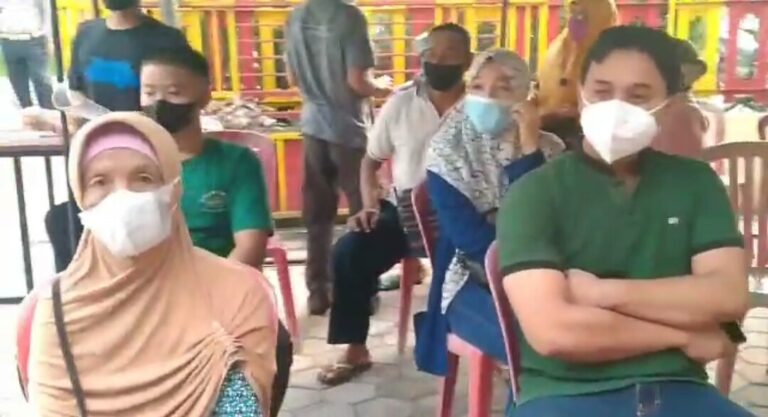 Polsek Padas Gelar Vaksinasi Booster Presisi di Mako Polsek