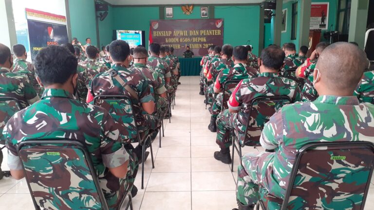 Gelar Binsiap Apwil, Kasdim Depok: Apkowil Itu Penunjang Tugas Binter