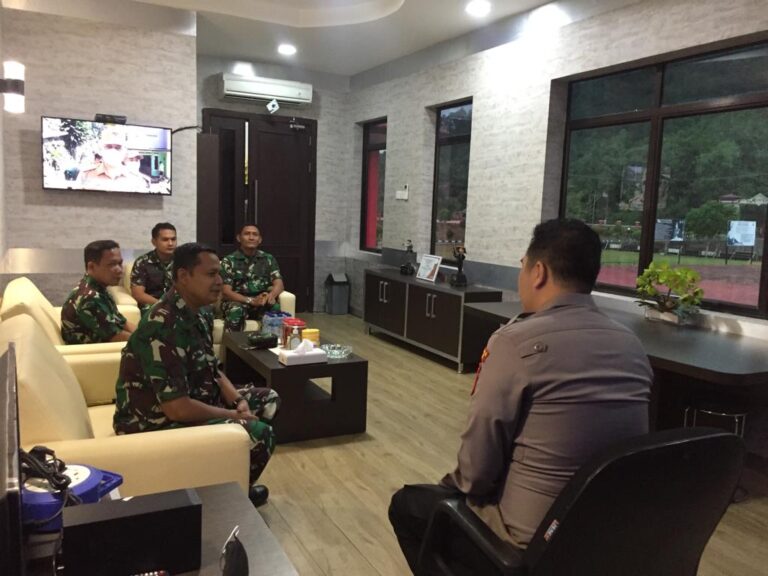 Danlanal DBS Kunjungan Kehormatan Silaturrahmi ke Polres Lingga dan Kantor Imigrasi Dabo Singkep