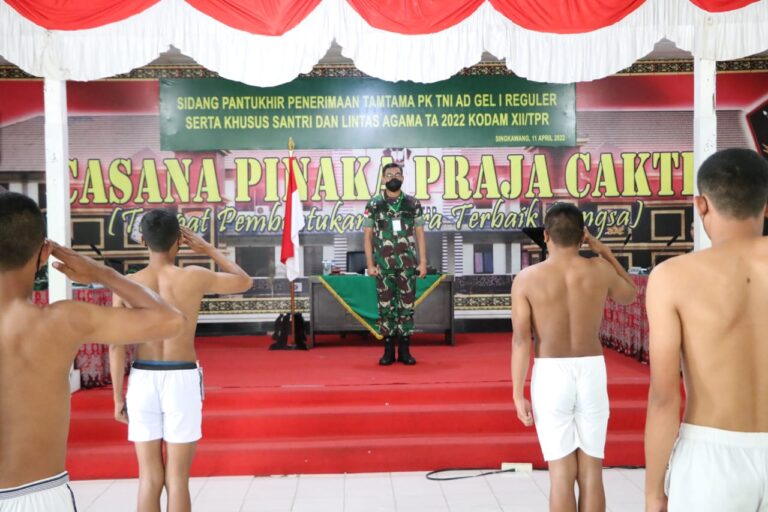 Pimpin Sidang Seleksi Cata TNI AD, Pangdam XII/Tpr : Junjung Tinggi Objektifitas