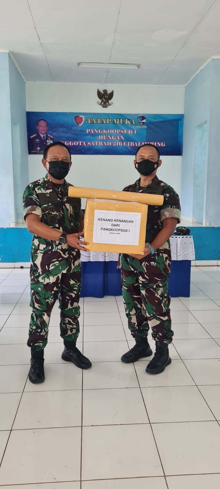 Pangkoopsud I Meninjau AWR Salatri Lanud Atang Sanjaya Bogor dan Satrad 216 Cibalimbing Sukabumi