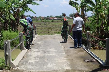 TMMD Reg 113 Kodim Klaten Sasar Pembangunan Jembatan