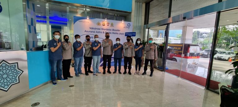 Direktorat Binmas Polda Metro Jaya Berkolaborasi Dengan PT Asuransi Astra Buana Gelar Percepatan Vaksinasi Capai 385 Orang Tervaksinasi