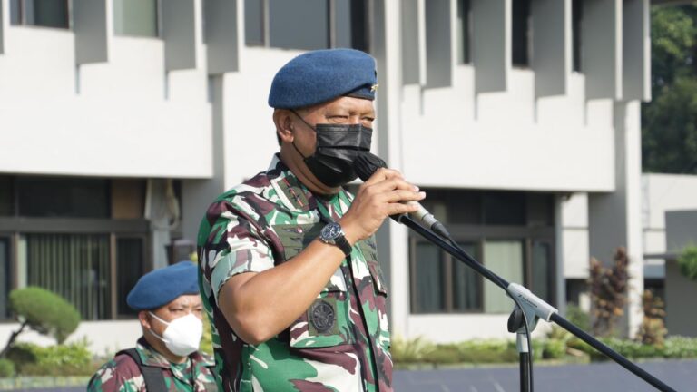 Pangkoopsud I Pimpin Apel Khusus Jelang Libur Lebaran Hari Raya Idul Fitri 1443 H di Koopsud I