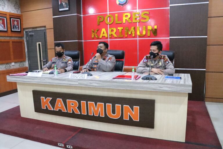 POLRES KARIMUN GELAR LAT PRA OPS KETUPAT SELIGI 2022