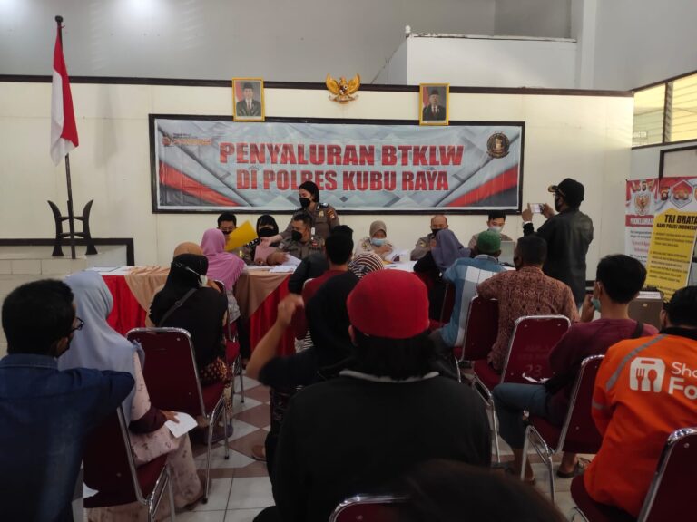 7000 Penerima BTPKLWN Akan Disalurkan Oleh Polres Kubu Raya