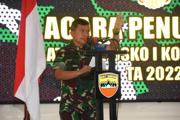 Pangdam I/BB: Latihan Posko I Maksimalkan Penanganan Erupsi Gunung Sinabung