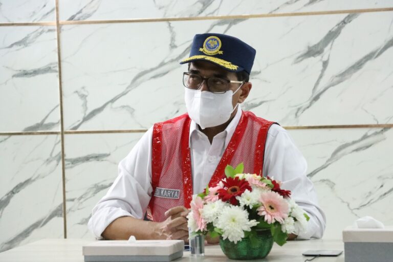 Kunjungan Kerja Menteri Perhubungan di Pos Pengamanan Ops Ketupat Lodaya 2022 Polres Bogor