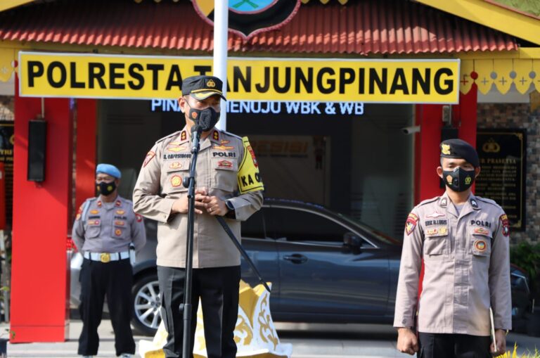 PIMPIN APEL PERDANA, INI ARAHAN KAPOLRESTA TANJUNGPINANG KEPADA PERSONEL
